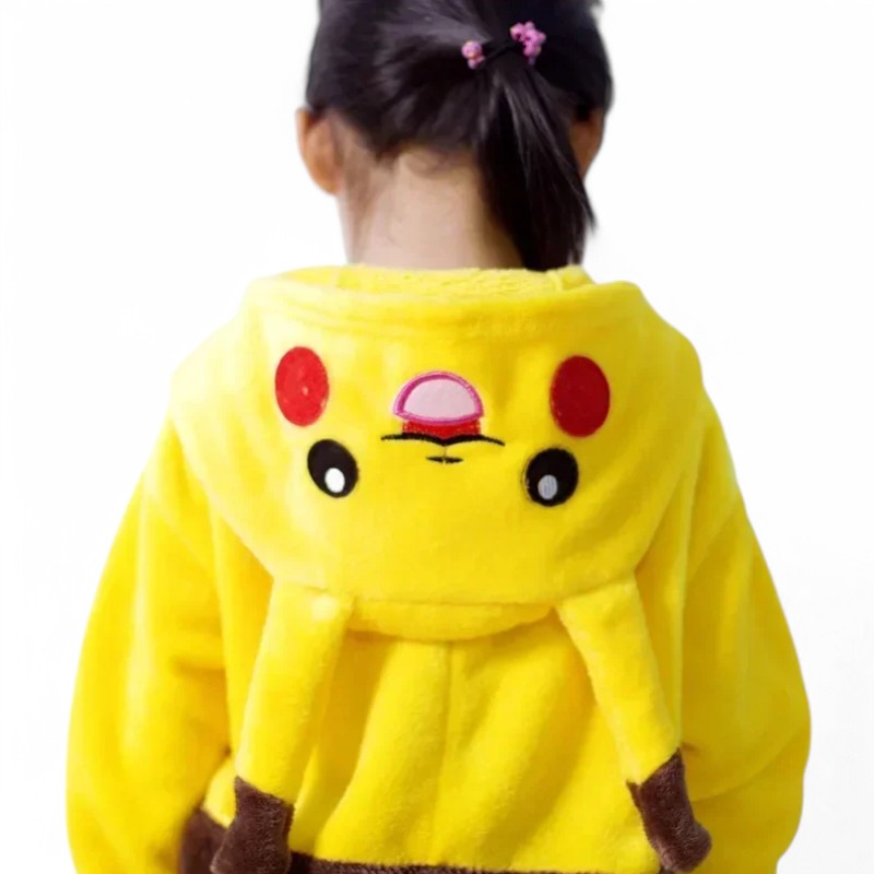 Cozy Pikachu hooded onesie
