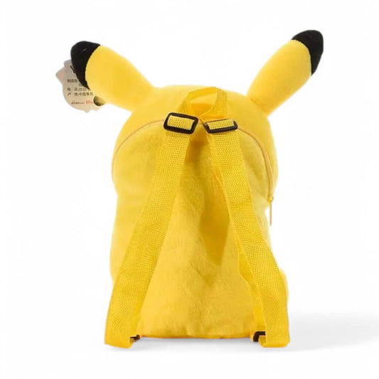 Pikachu Plush Backpack Back View