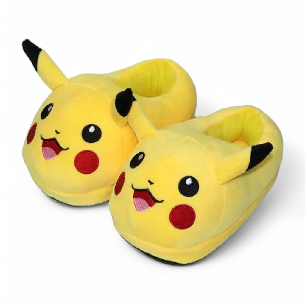 Pikachu plush slippers