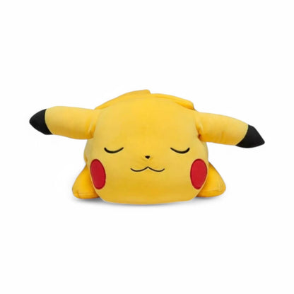 Pikachu sleeping stuffed animal