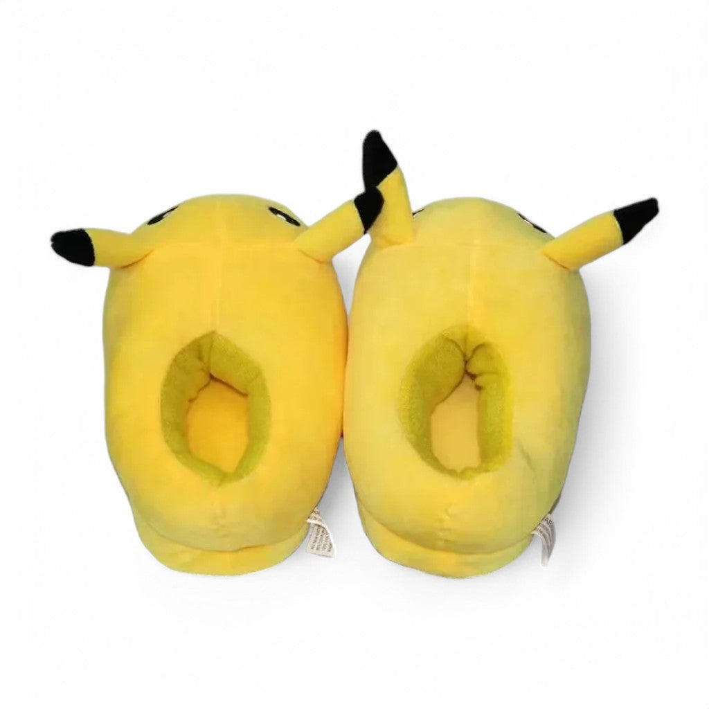 Plush pikachu slipers