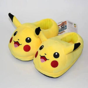 pikachu plush slippers